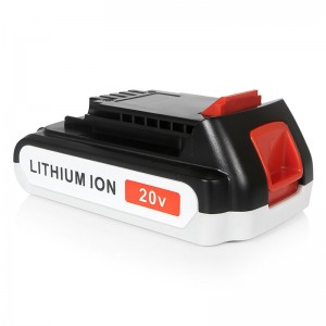 Batterie Li-ion 1500mAh 20V di ricambio per strumenti a batteria per Black \u0026 Decker LB20, LBX20, LBX4020, LB2X4020