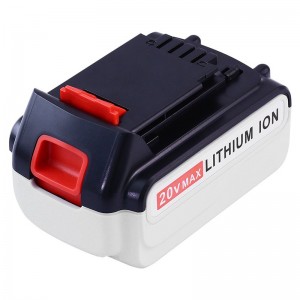Batterie sostitutive 20V 3000mAh agli ioni di litio per trapani elettrici Black \u0026 Decker LB20, LBX20, LBX4020, LB2X4020
