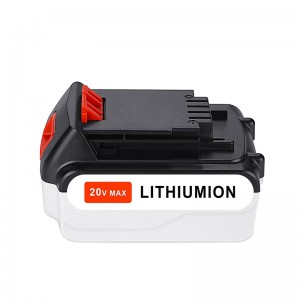 Li-ion 20V 5000mAh Batterie di ricambio Utensili a batteria per Black \u0026 Decker LB20, LBX20, LBX4020, LB2X4020