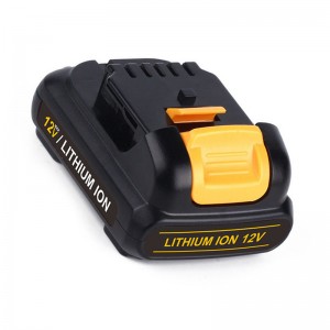 Batteria ricaricabile per strumento ricaricabile Li-ion 12V 2000mAh per Dewalt DCB120, DCB121