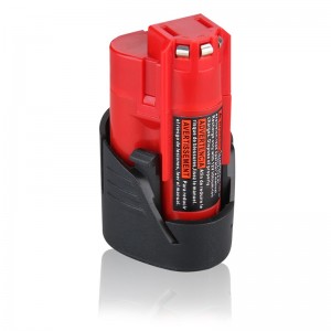 Batterie al litio ricaricabili di ricambio 12V 1500mAh per gli utensili elettrici Milwaukee 48-11-2411 M12