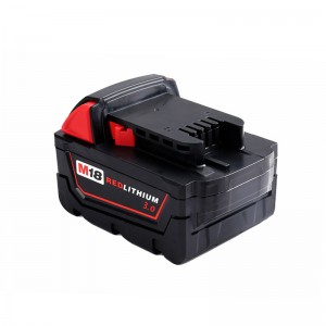 Litio 18V 3000mAh Sostituzione delle batterie per trapano a batteria per Milwaukee 48-11-1840 M18