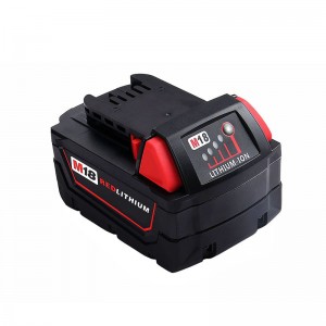 Pacco batterie ricaricabili per strumento di alimentazione ricaricabile agli ioni di litio 18V 5000mAh per Milwaukee 48-11-1840 M18